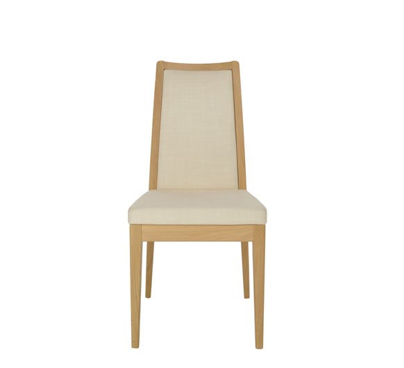 Romana--2644--PaddedBackDiningChair--CutoutFront--Oak--CM--C654