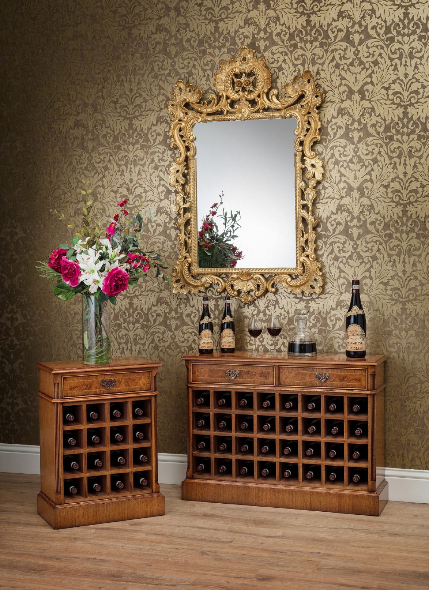 AMC271 Armone Wine Cabinet AMC272 Armone Double Wine Cabinet