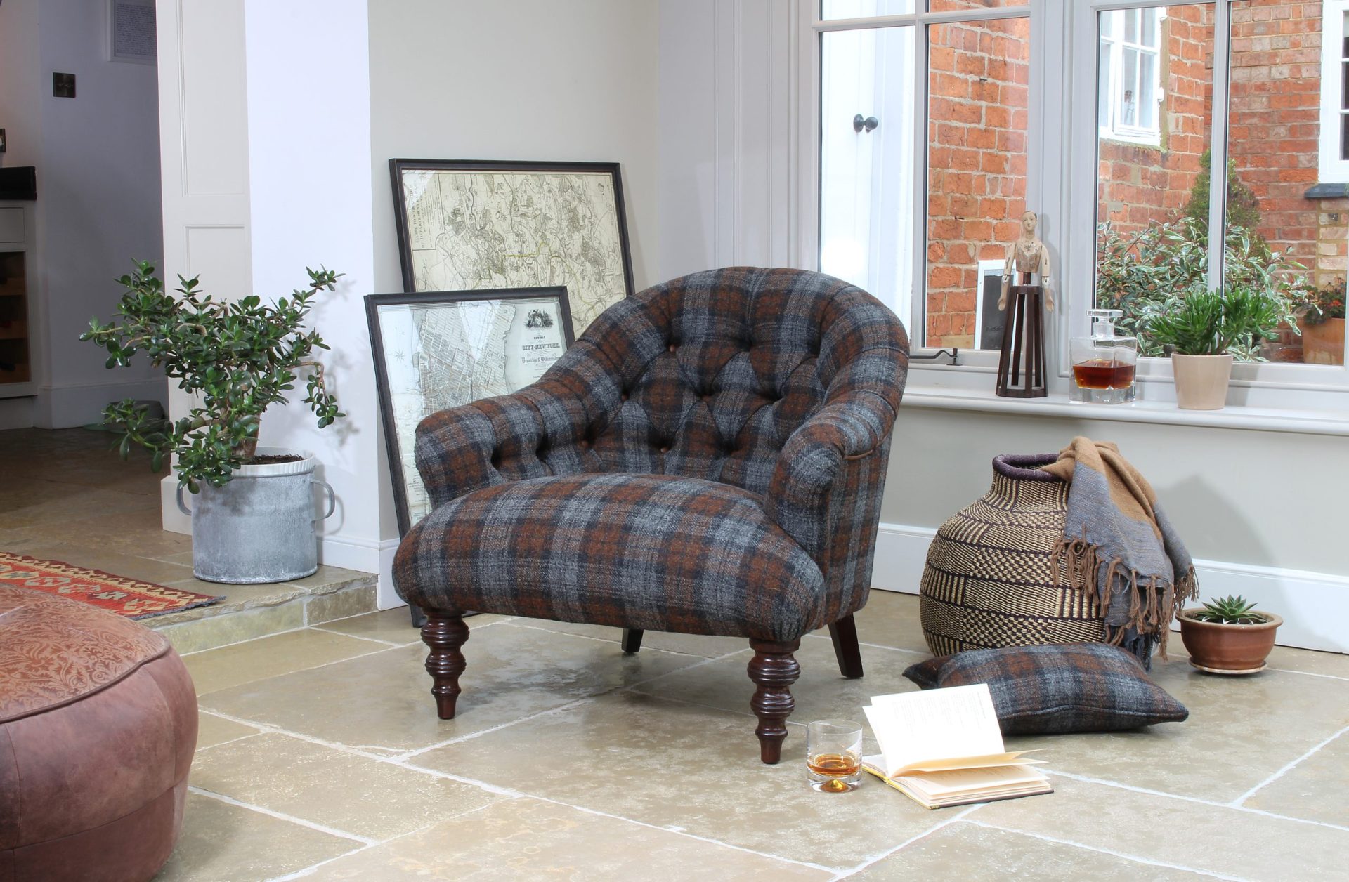 tetrad Aberlour Collection Chair tartan tetrad Aberlour Collection Chair tartan