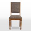 Wood Bros. Upholstered Back Dining Chair Moon & Harris Tweed Fabrics
