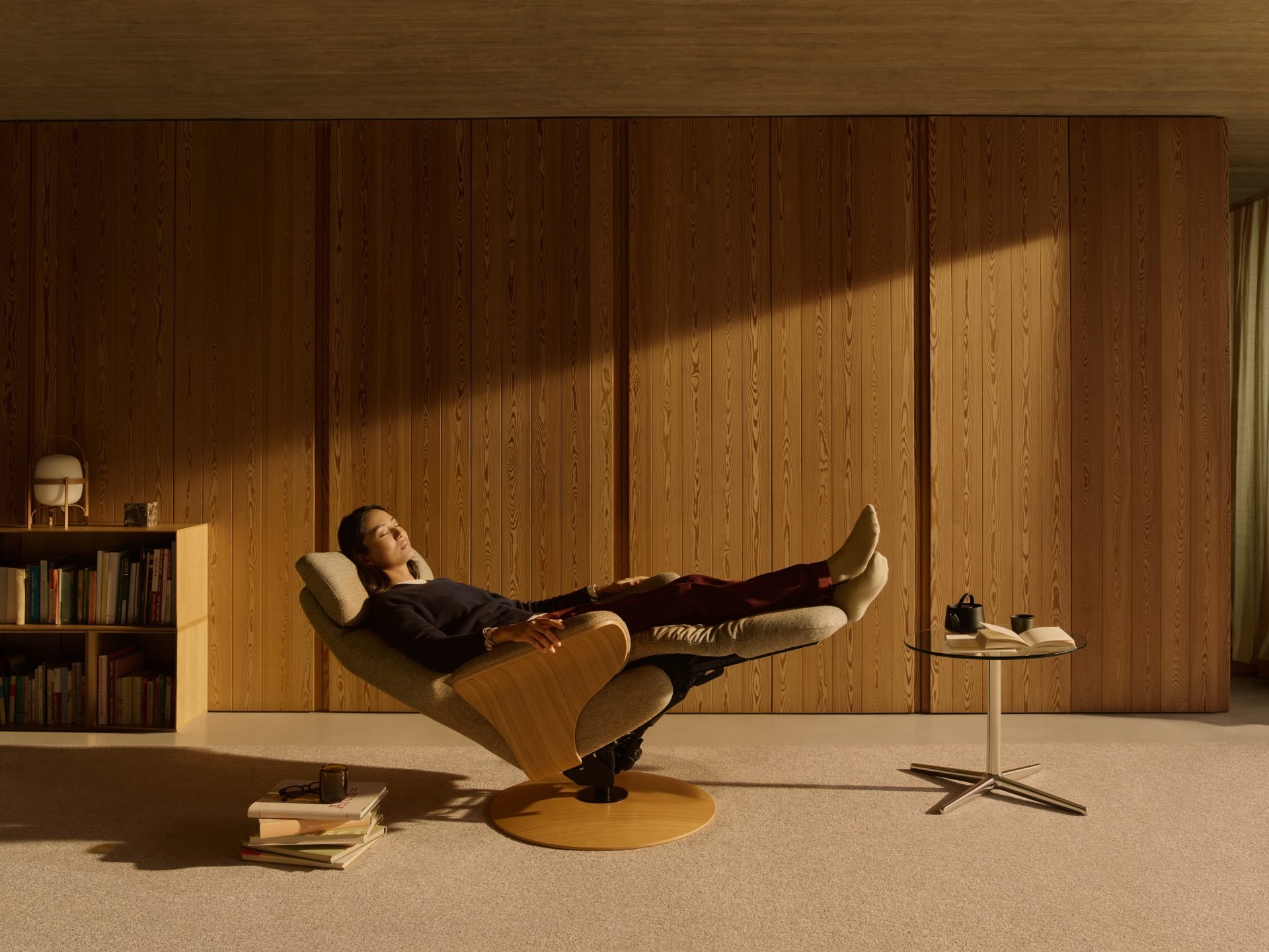 Stressless Adam Disc_Clover Funghi_Natural Oak_05