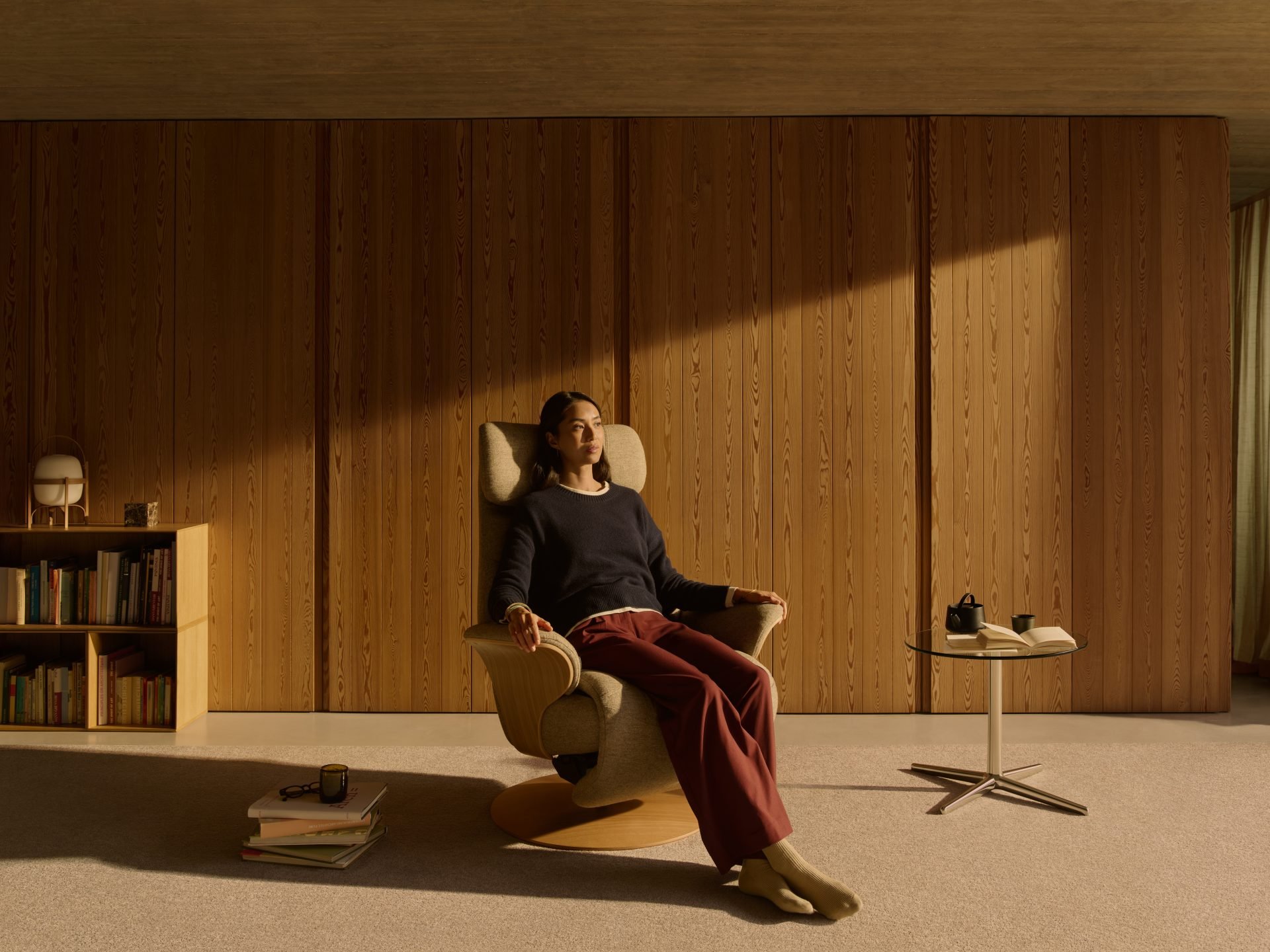 Stressless Adam Disc_Clover Funghi_Natural Oak_06