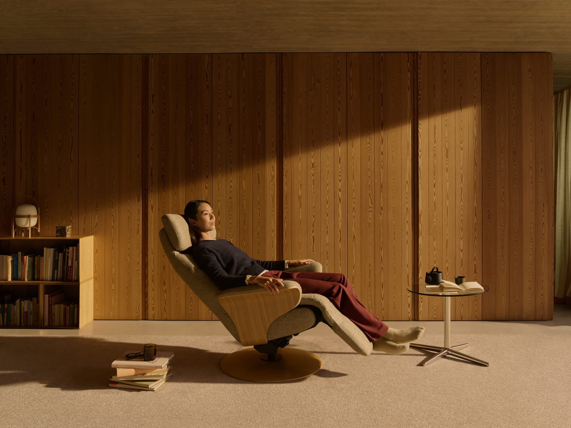 Stressless Adam Disc_Clover Funghi_Natural Oak_07