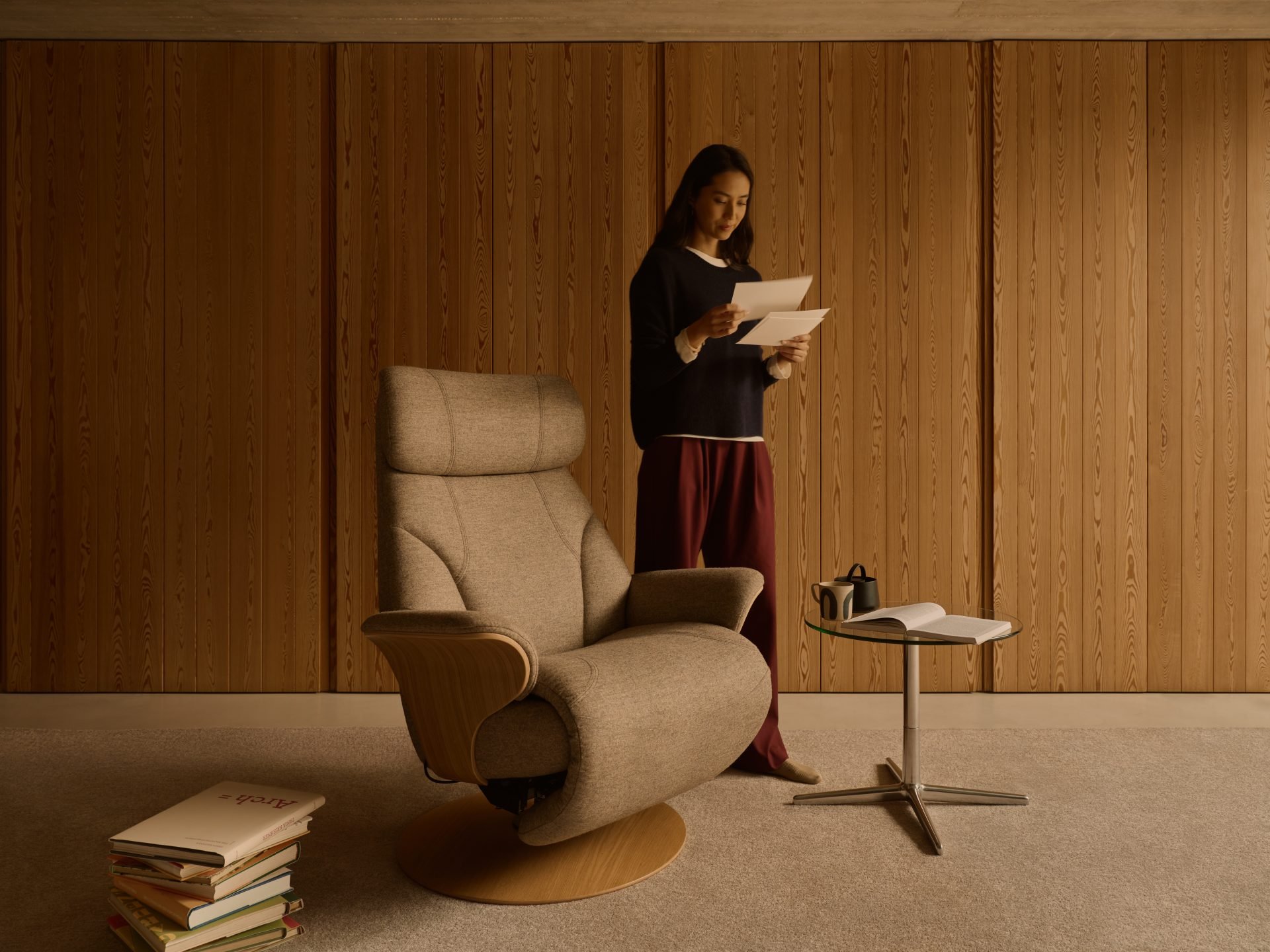 Stressless Adam Disc_Clover Funghi_Natural Oak_13