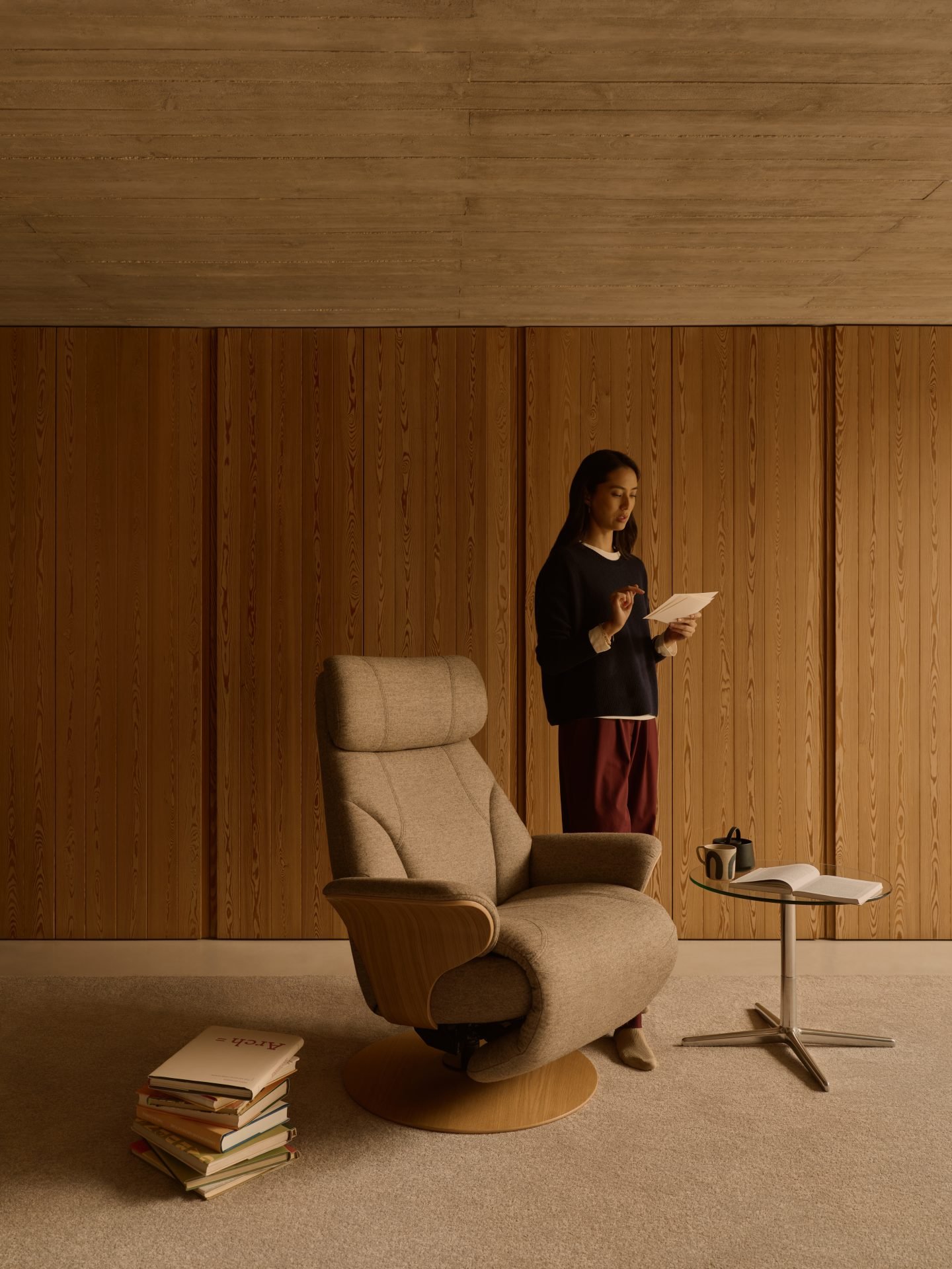 Stressless Adam Disc_Clover Funghi_Natural Oak_14