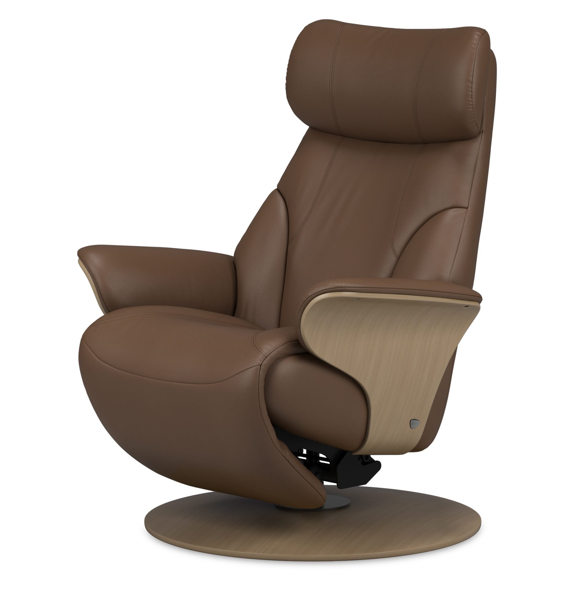 Stressless Adam_M_Disc_ Velaro Chocolate_ Natural Oak