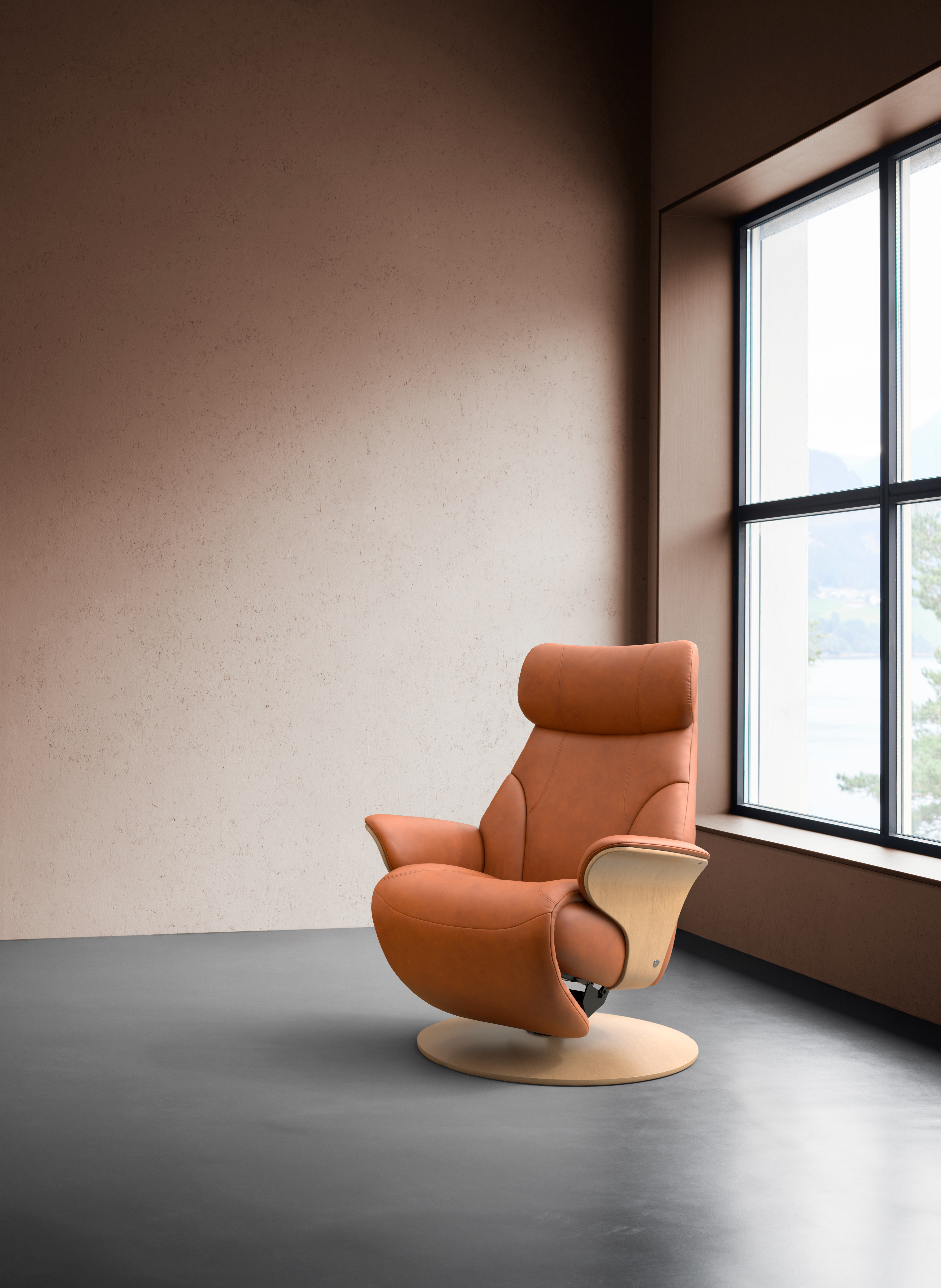 Stressless Adam_M_Disc_Paloma New Cognac_Oak_2