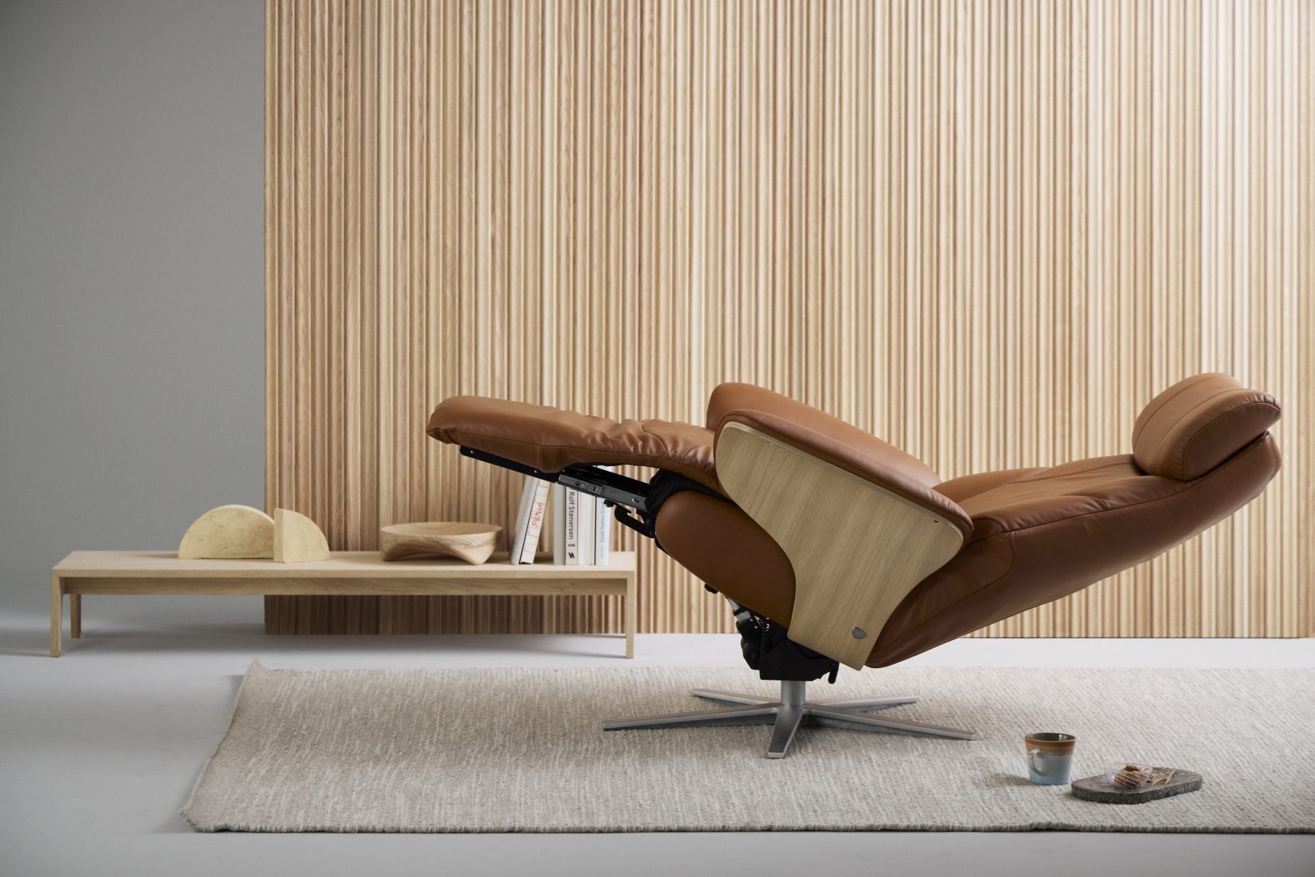 Stressless Adam_M_Sirius_Pal New Cognac_Brushed steel_5