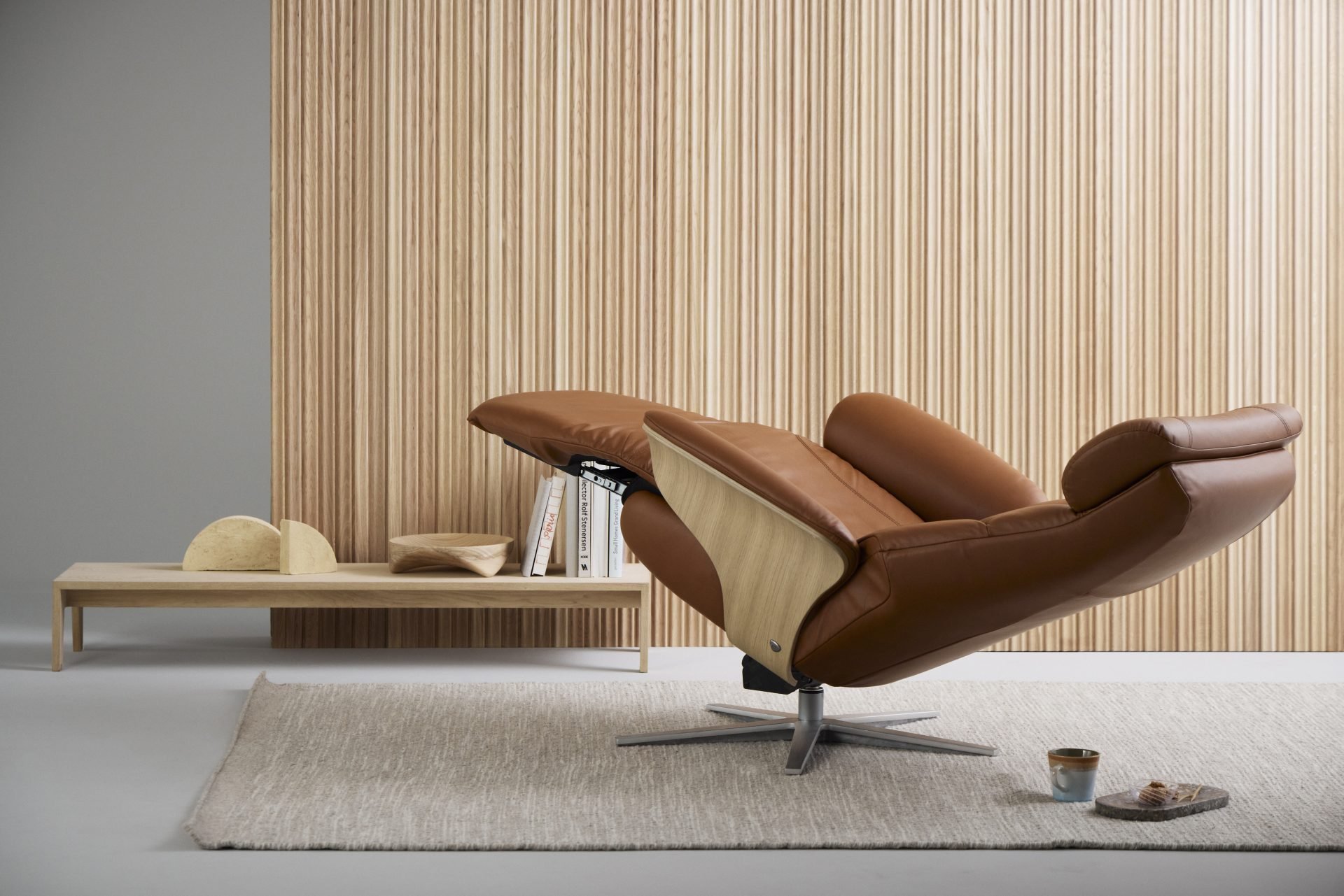 Stressless Adam_M_Sirius_Pal New Cognac_Brushed steel_6