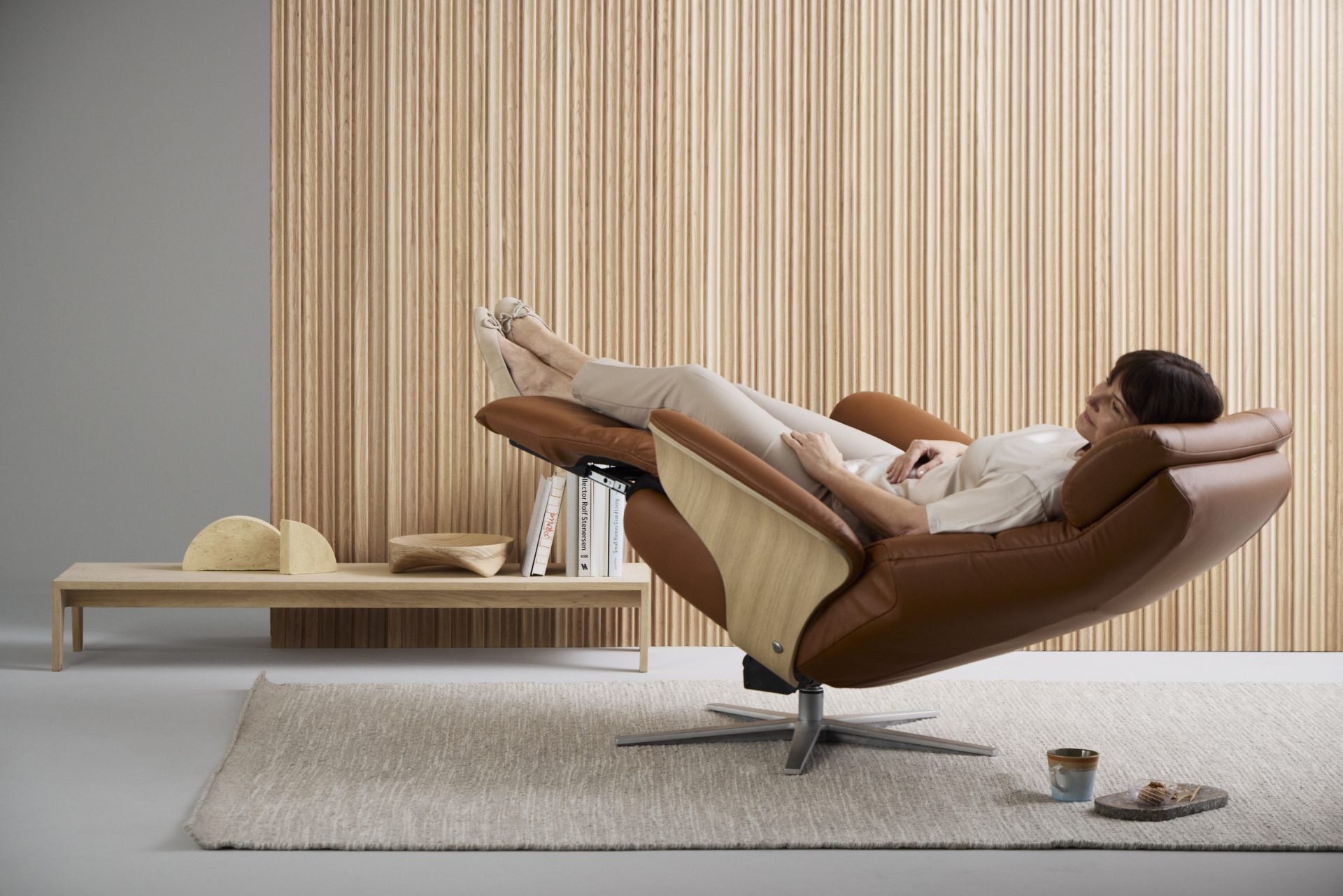 Stressless Adam_M_Sirius_Pal New Cognac_Brushed steel_7