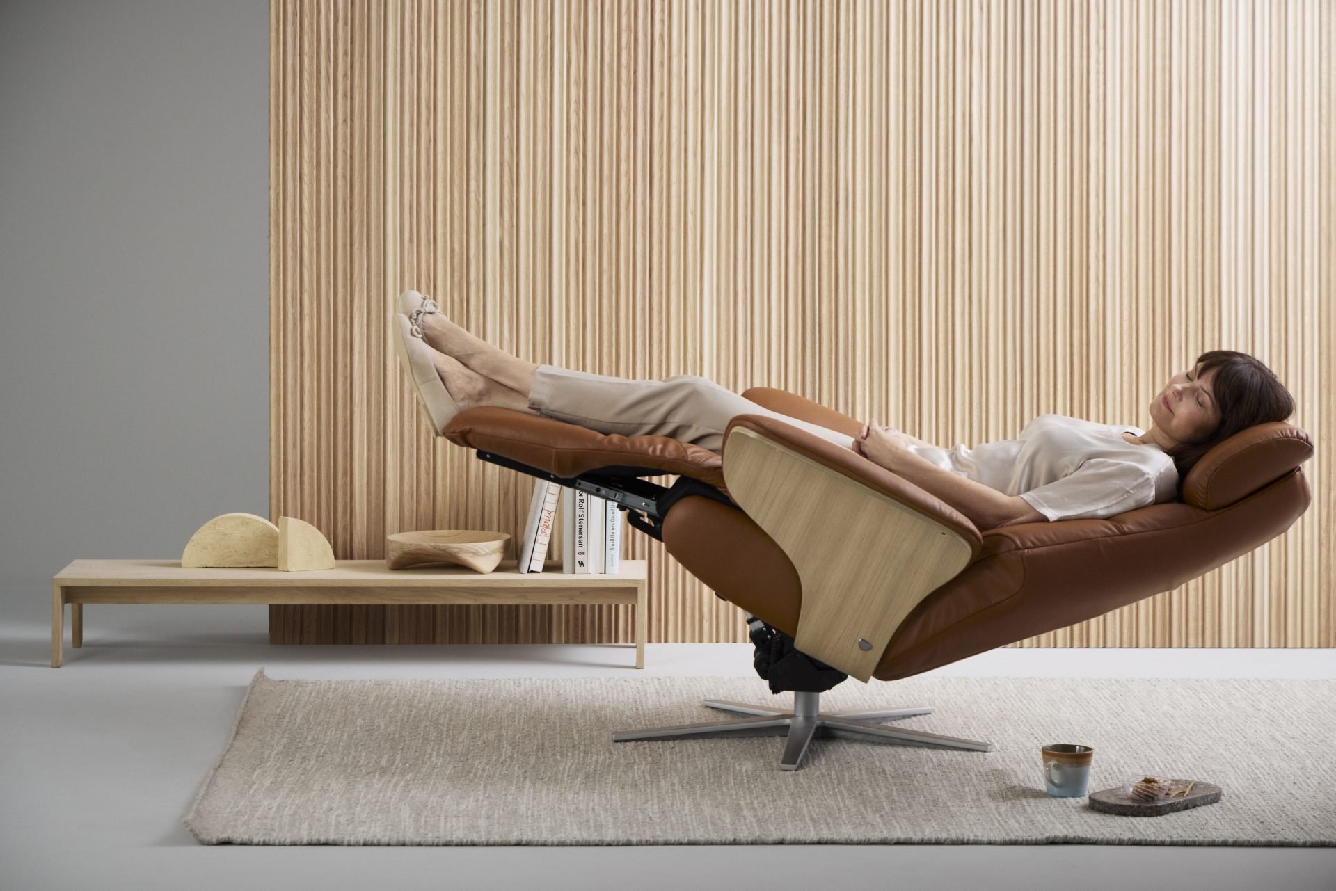 Stressless Adam_M_Sirius_Pal New Cognac_Brushed steel_8