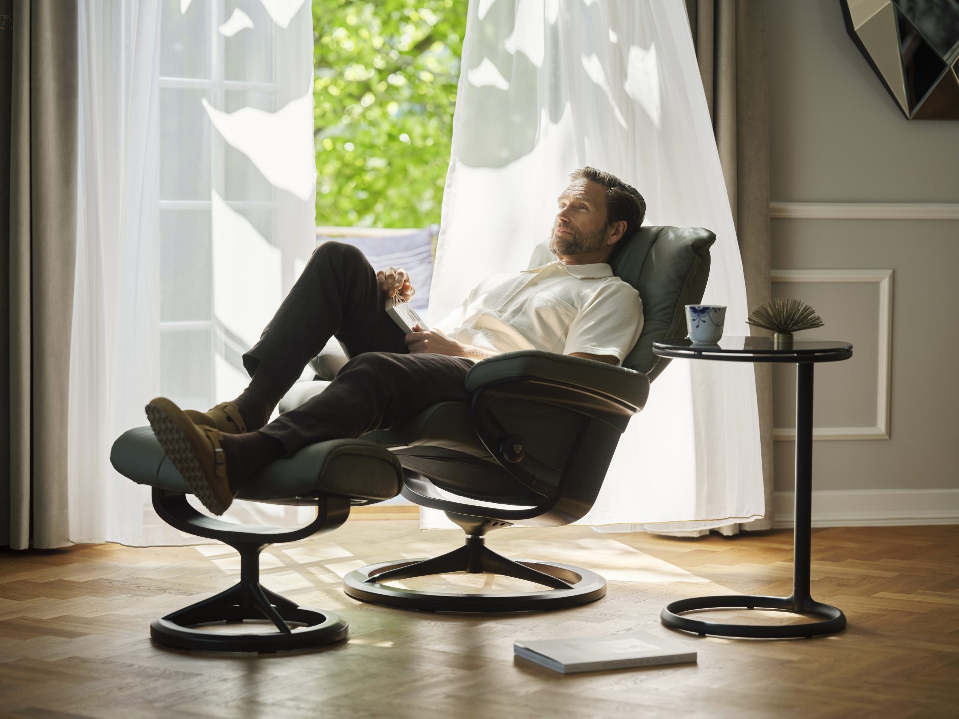 Stressless Mayfair Signature_M_Pal Shadow Green_Wenge-Matte Black_6