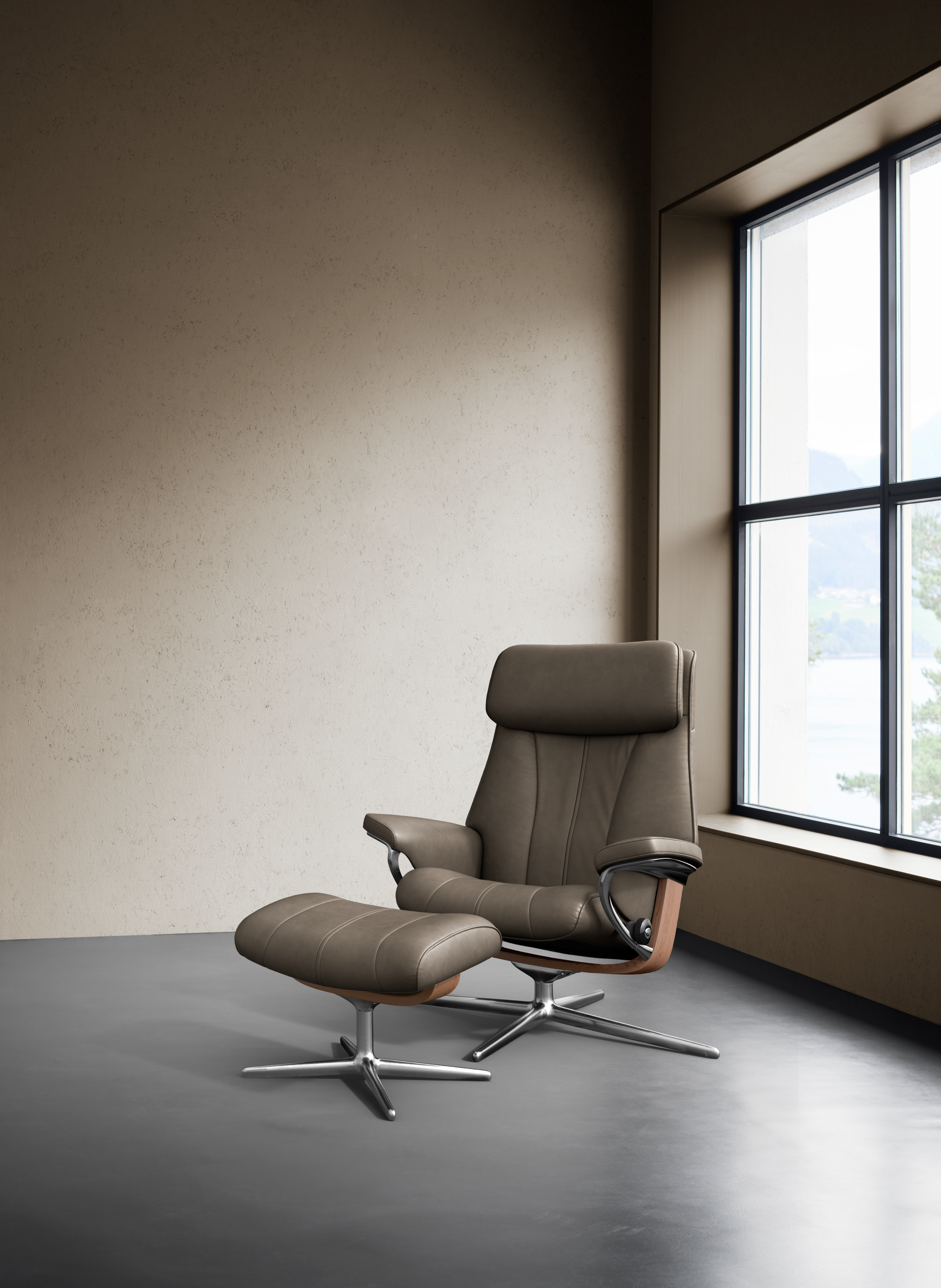 Stressless Paul Velaro Forest Green interior2