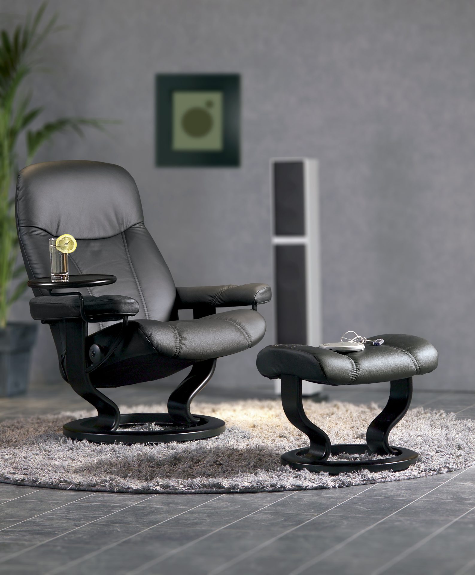 Stressless_Consul Sort m bord 0205