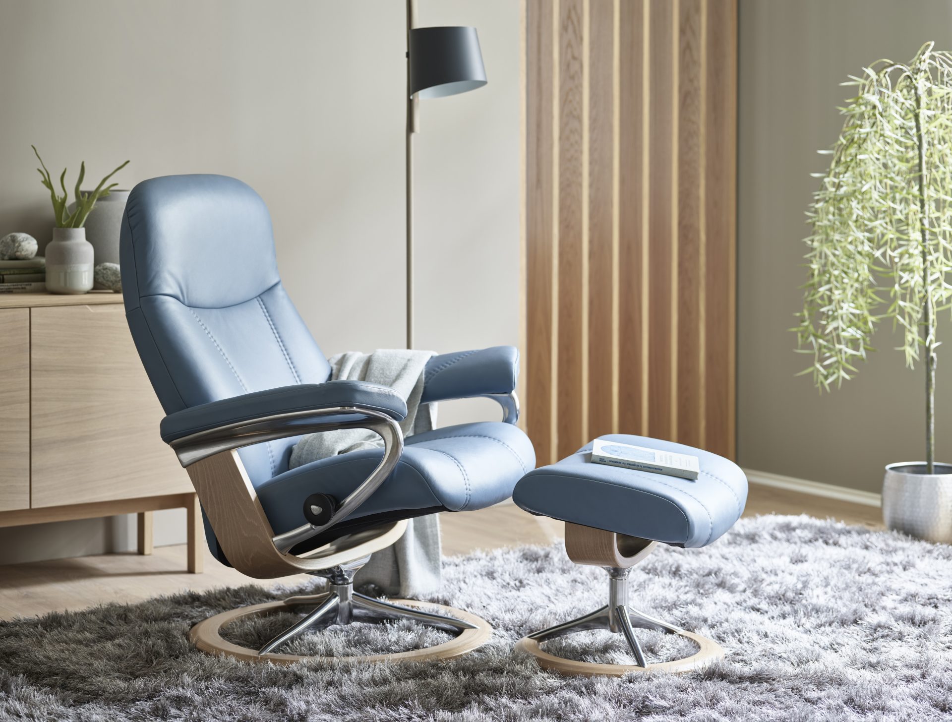 Stressless_Consul_Signature_Oak_Paloma Sparrow Blue_02