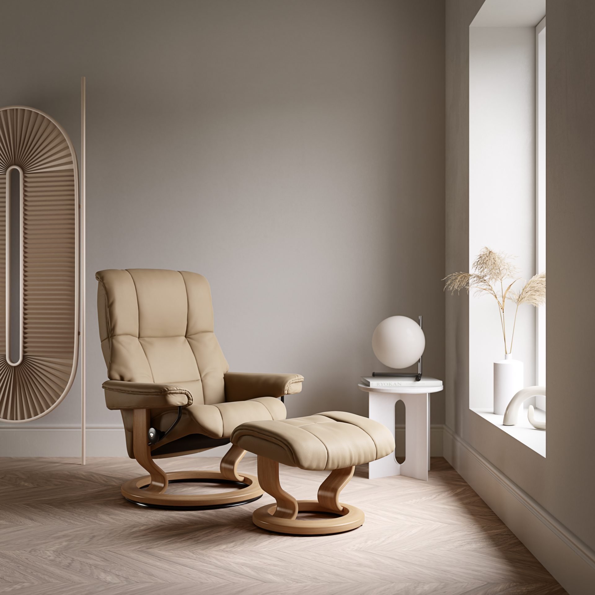 Stressless_Mayfair-M_Classic-b_Paloma-sand_Oak-wood