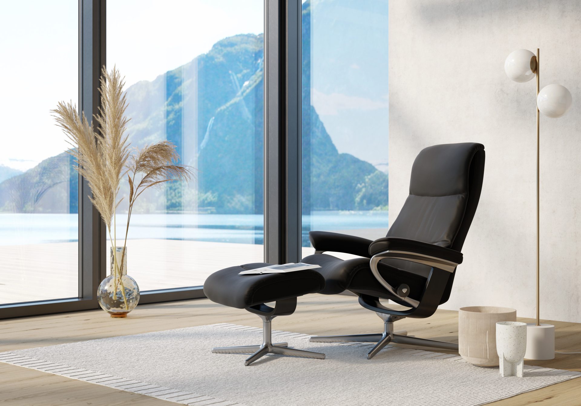 Stressless_View-Cross_Pal-Black_Chrome