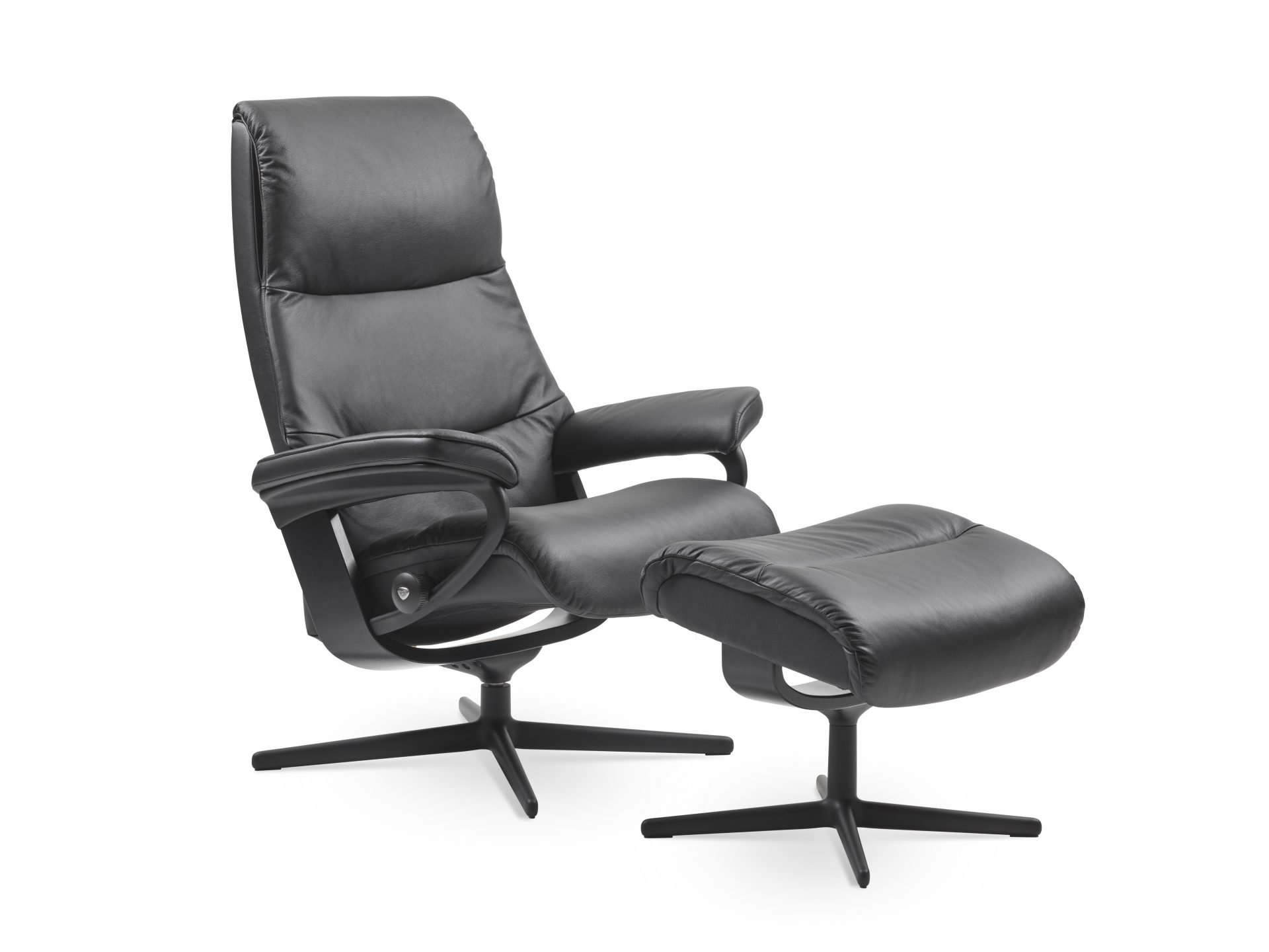 Stressless_View_Cross_Batick Black _Black