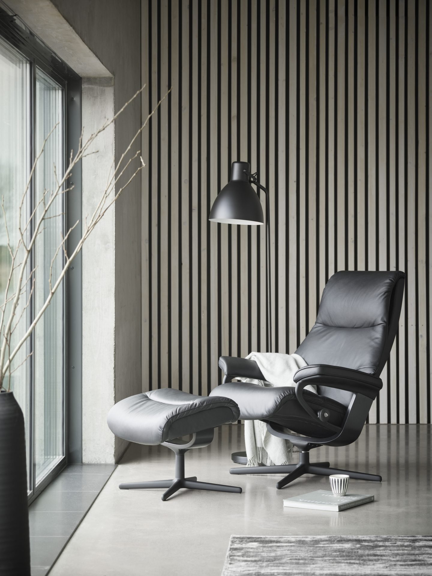 Stressless_View_Cross_Batick Black_Black_HF